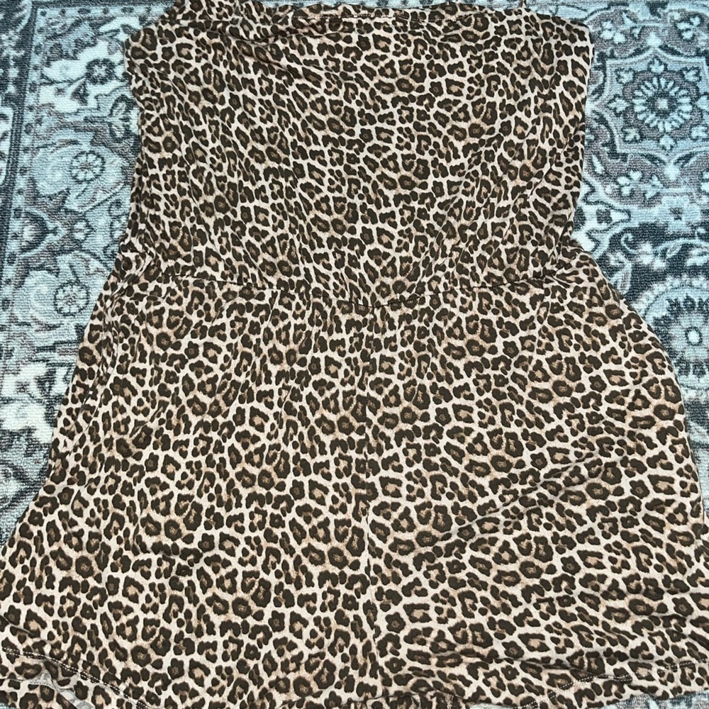 Cheetah romper